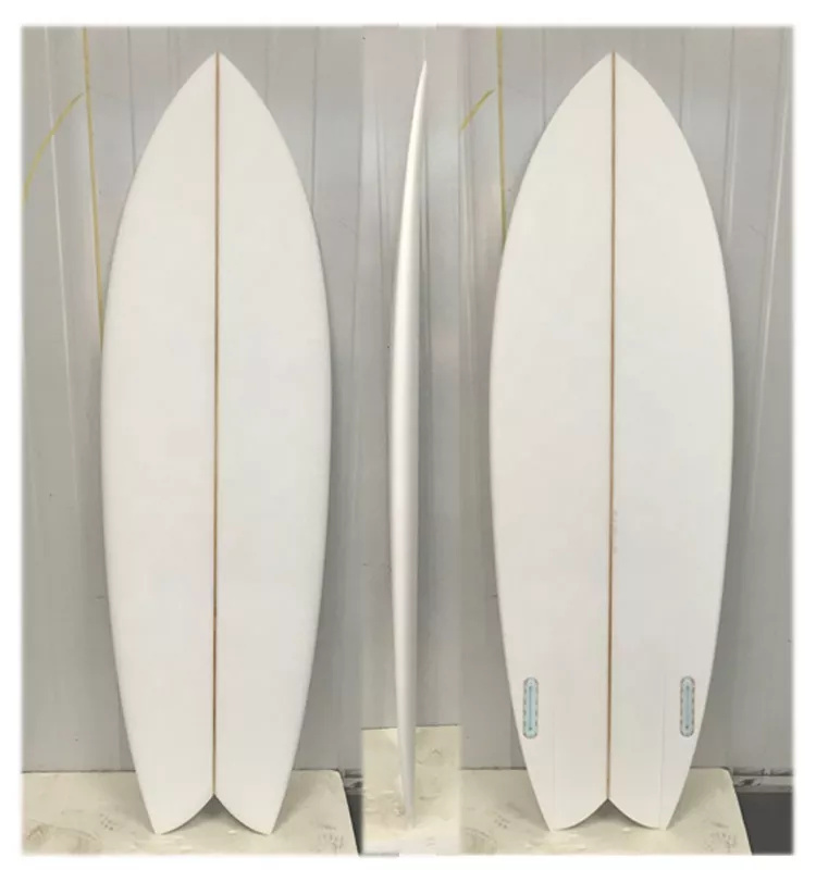 Customized Epoxy Shortboard Fish Tail Surfboard With Surfboard Fins